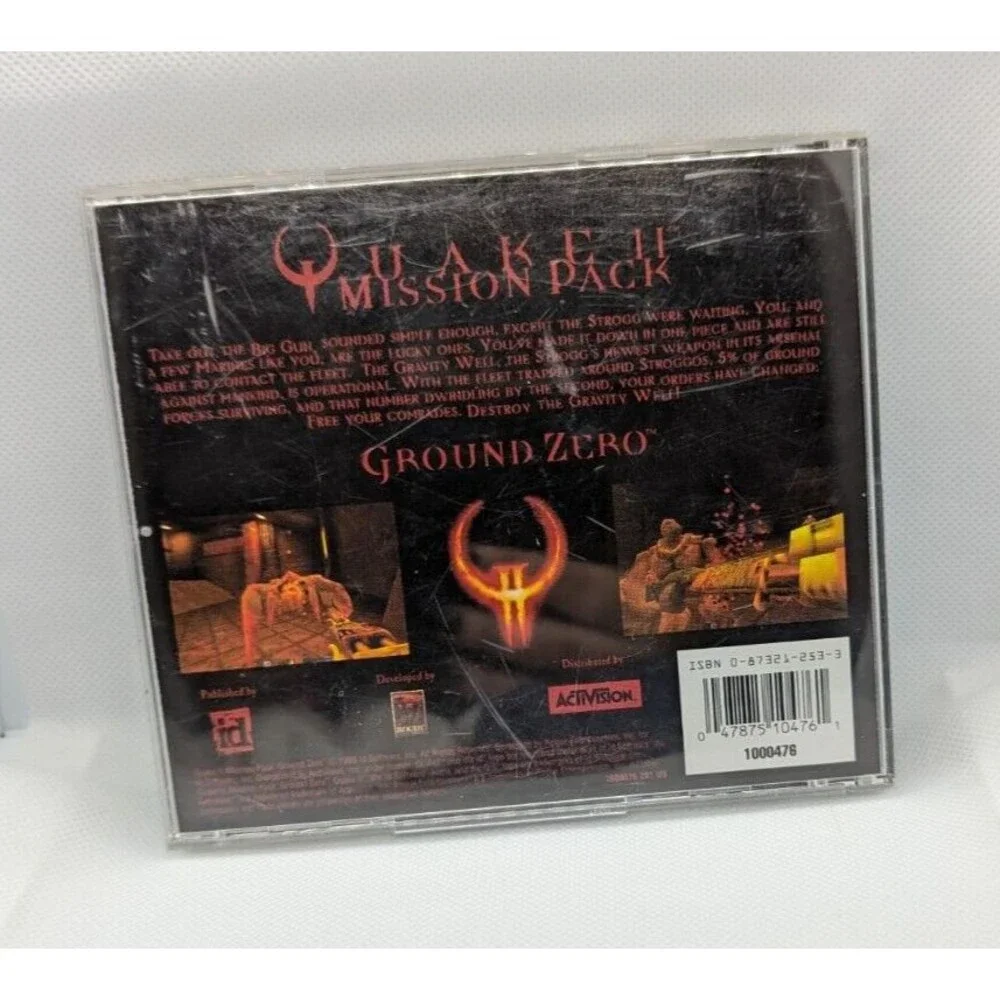 Quake II Mission Pack Ground Zero & III Arena (PC CD-ROM id Software)